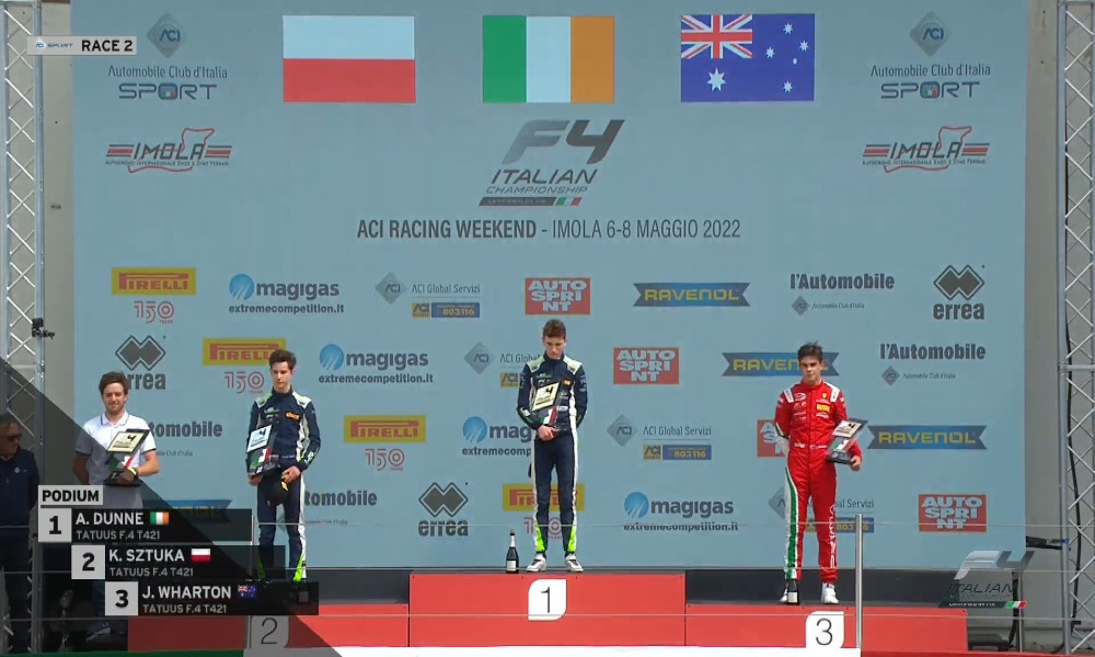 Imola Podium Włoska F4