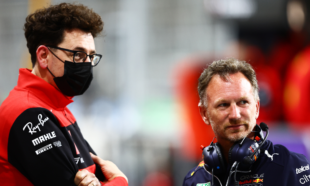 Mattia Binotto i Christian Horner walka Ferrari vs Red Bull 2022