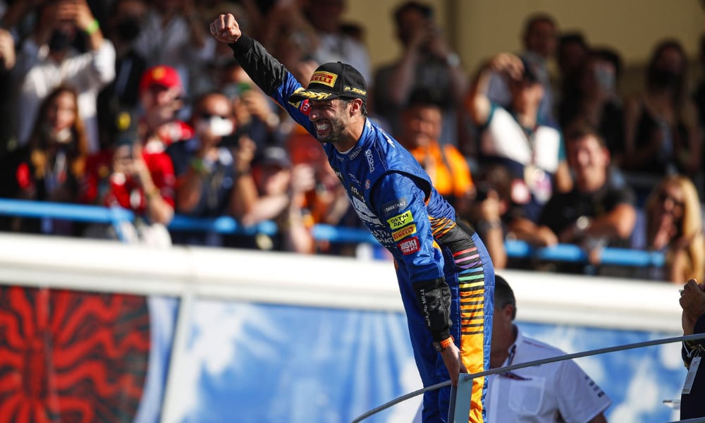 Ricciardo po wygranej na Monzy