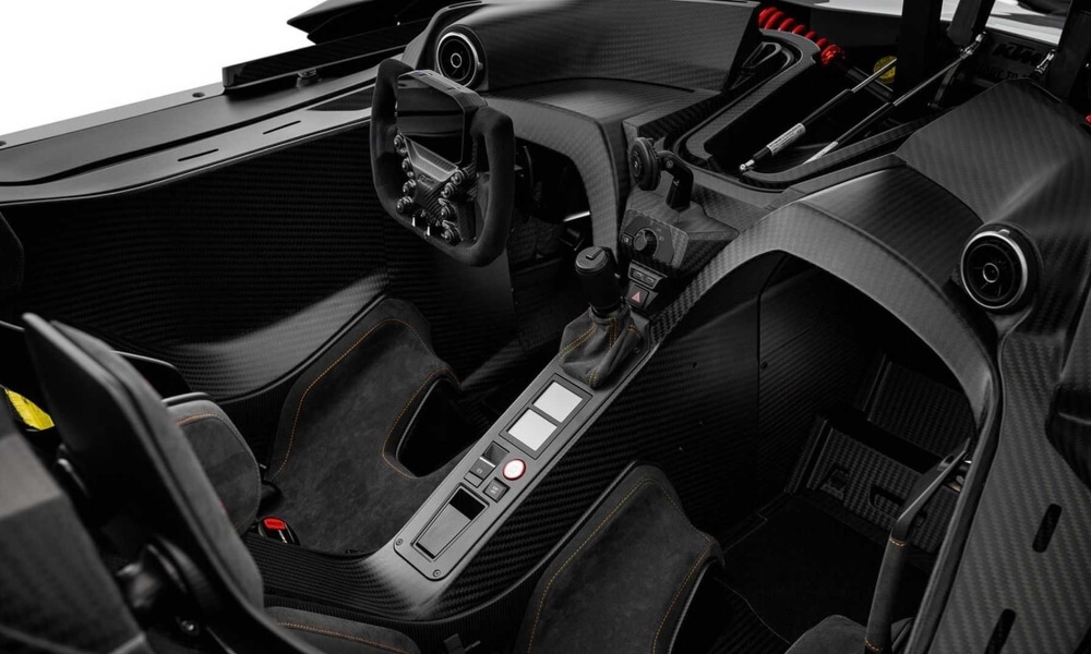 ktm x-bow gt-xr wnętrze