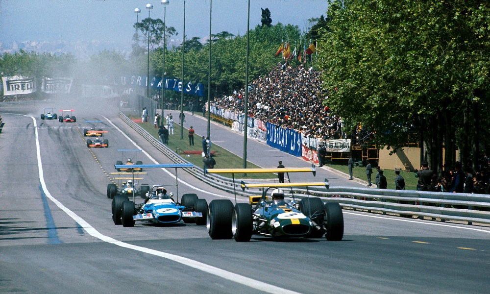 GP Hiszpanii 1969 Brabham i Stewart