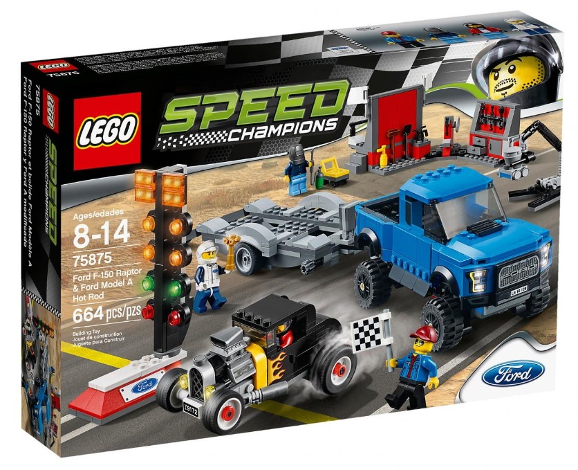 Ford F-150 Raptor & Ford Model A Hot Rod lego speed champions 2016