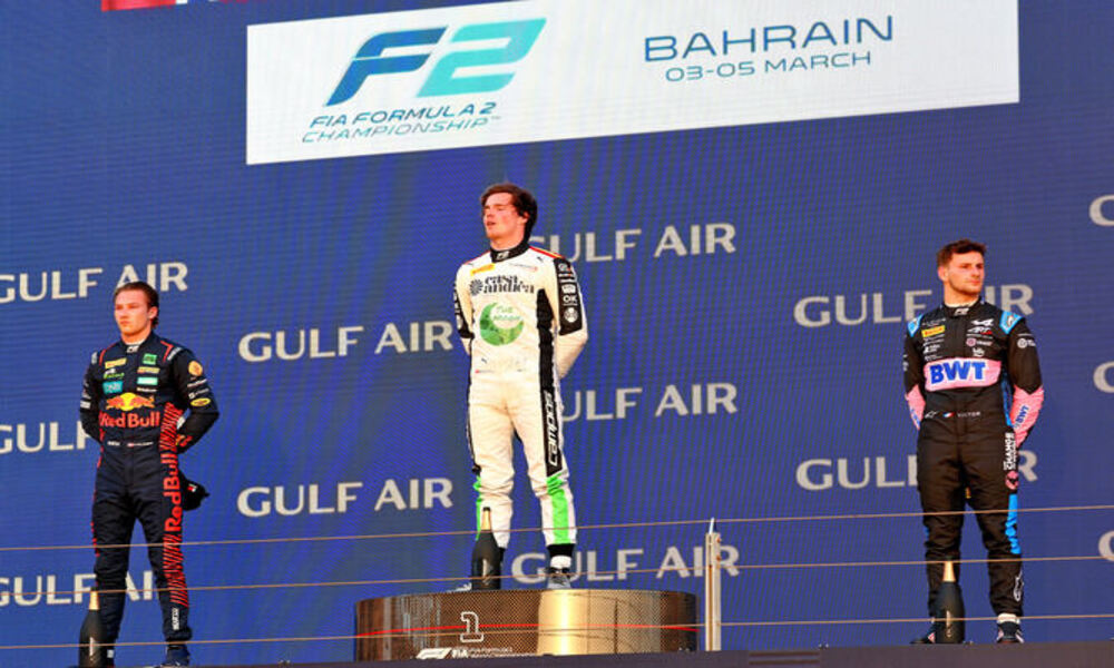 Ralph Boschung F2 2023 zwycięstwo Bahrajn
