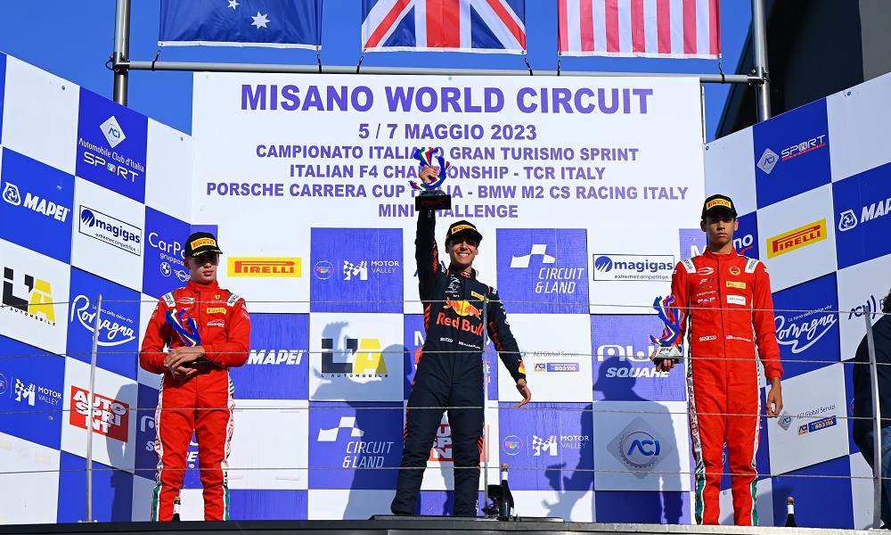 Arvid Lindblad wygrana 2 wyścig MIsano 2023
