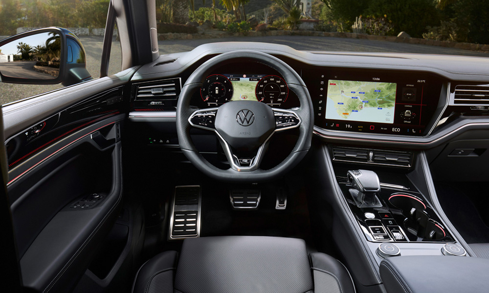 volkswagen touareg lifting 2023 wnętrze