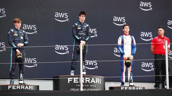 F3 Barcelona 2023 sprint podium