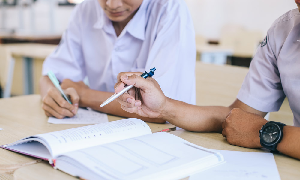 Dwie osoby na kursie