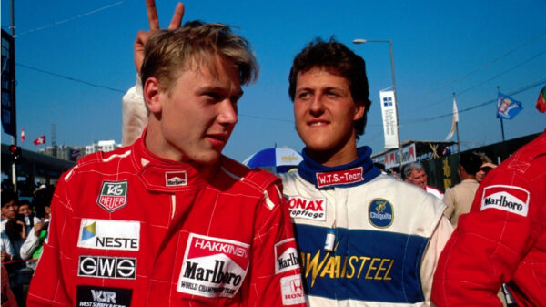 Hakkinen i Schumacher GP Makau 1990