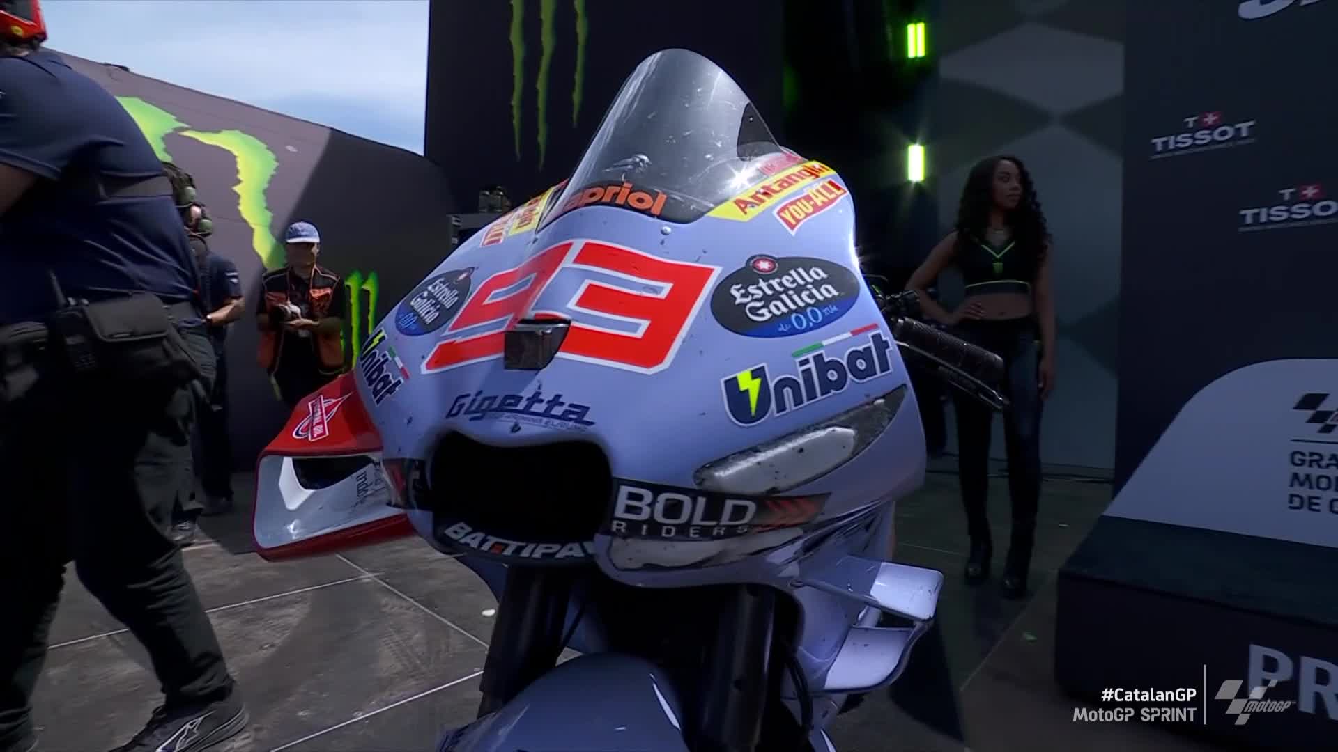 Marquez uszkodził skrzydło w drodze po podium w sprincie