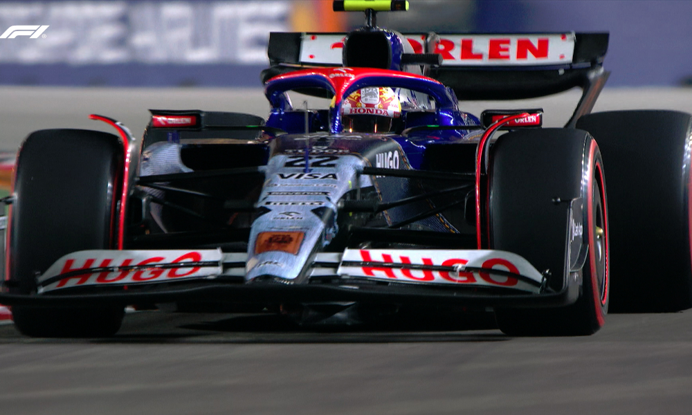 Yuki Tsunoda Singapur