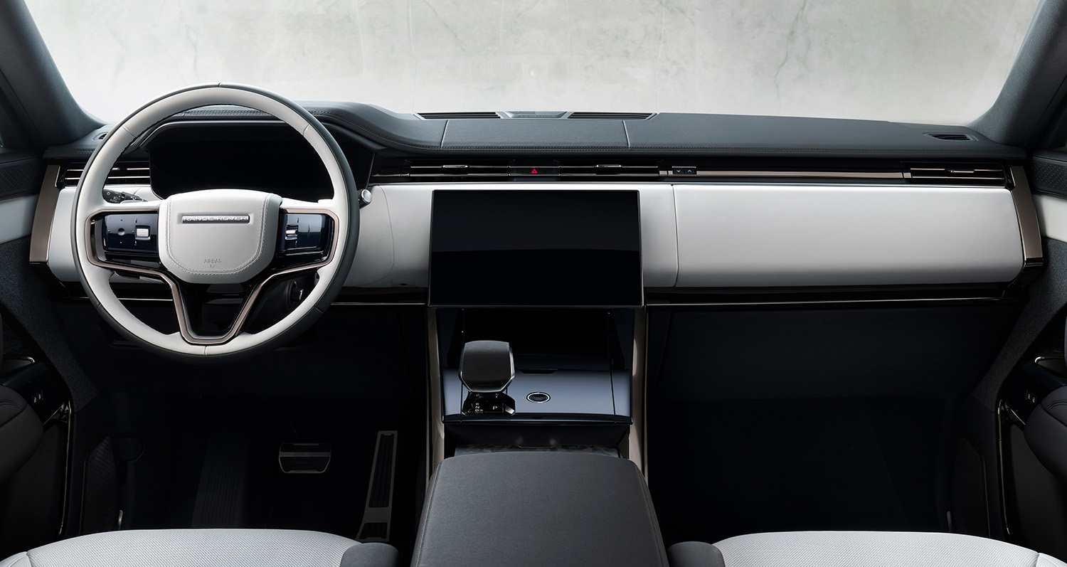 range rover wnętrze