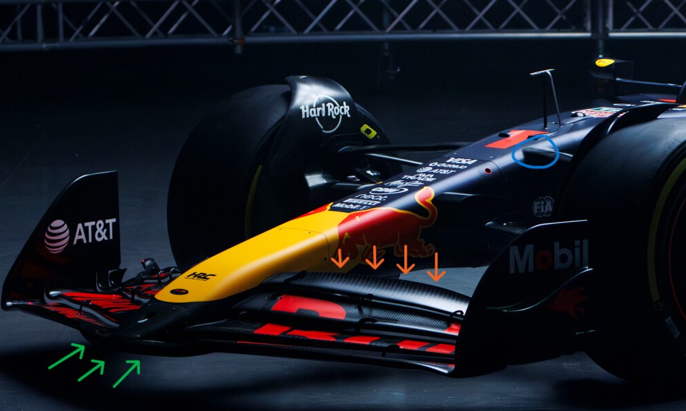 Przednie skrzydło RB21