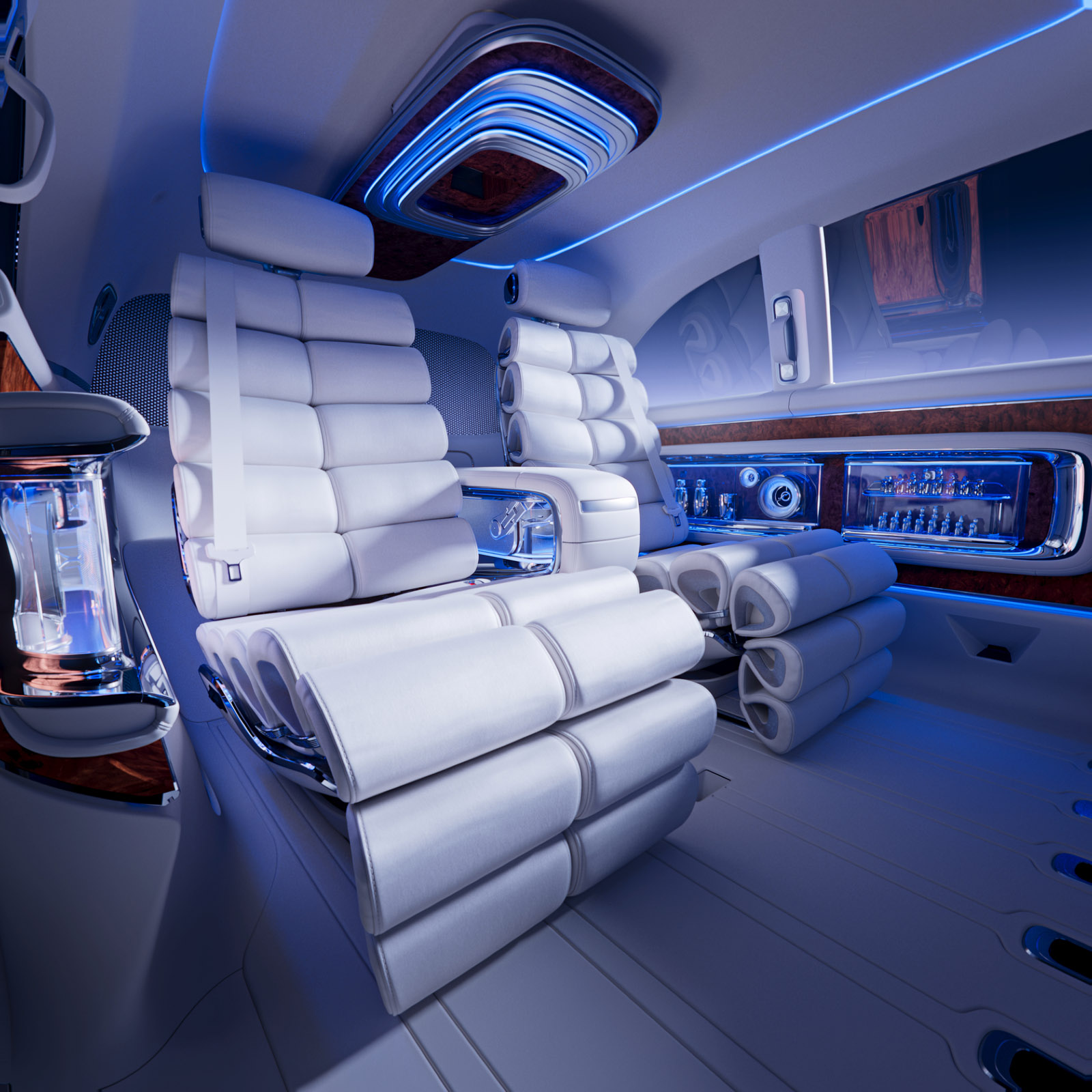 mercedes vision v wnętrze