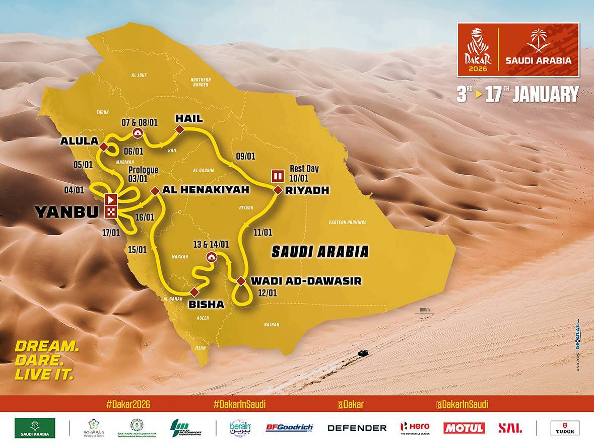 rajd dakar 2026 plan
