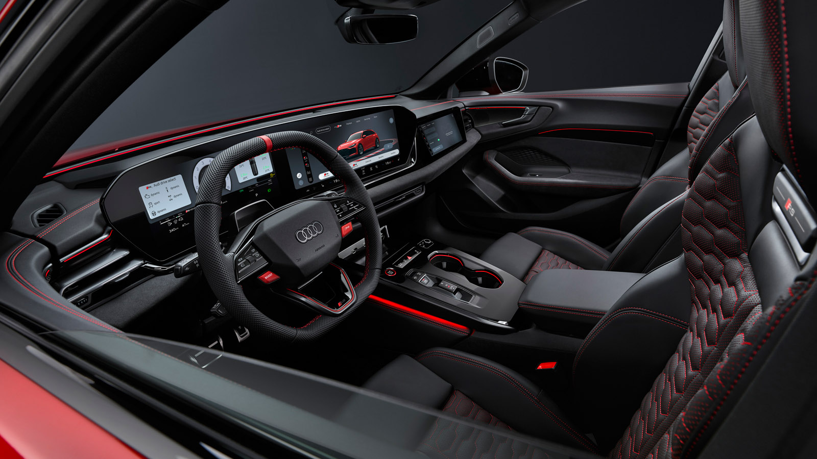 nowe audi rs 5 wnętrze