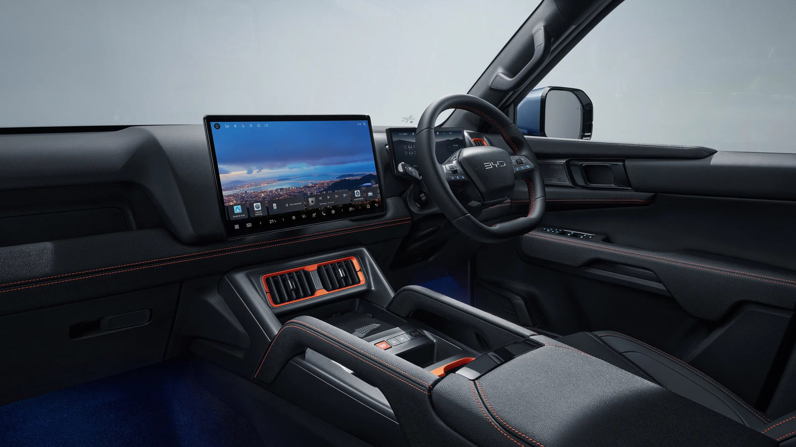 byd shark wnętrze