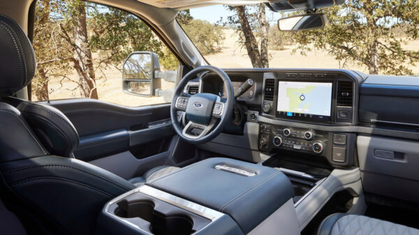 ford f-series super duty wnętrze