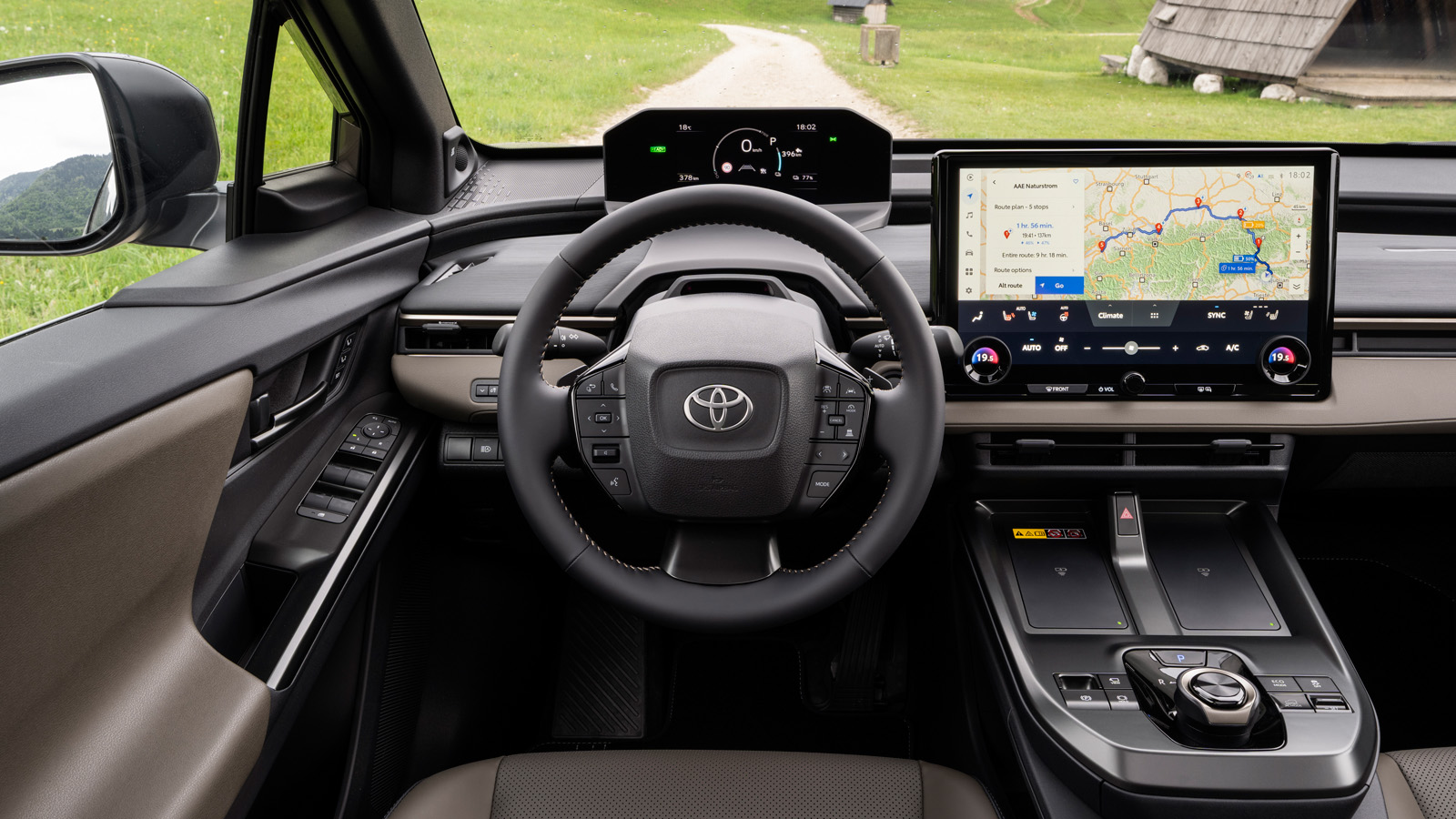 toyota bz4x touring wnętrze