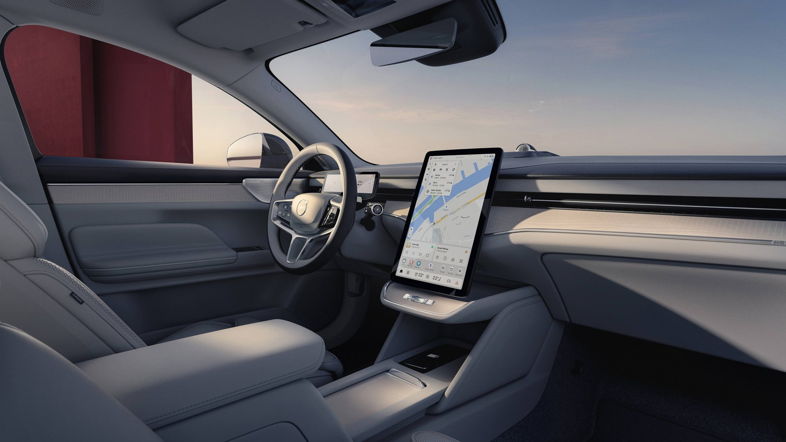 volvo es90 wnętrze