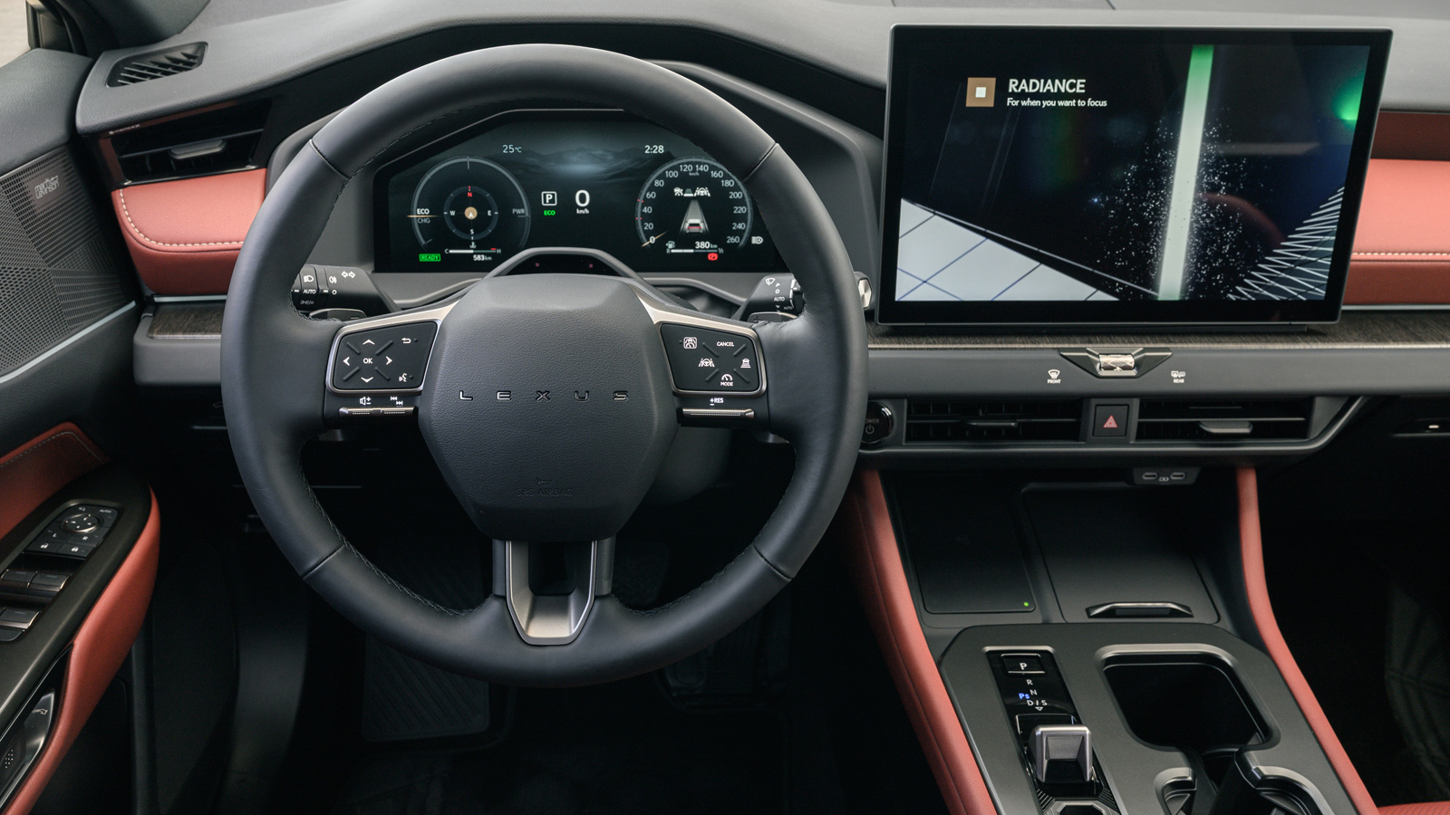 nowy lexus nx wnętrze