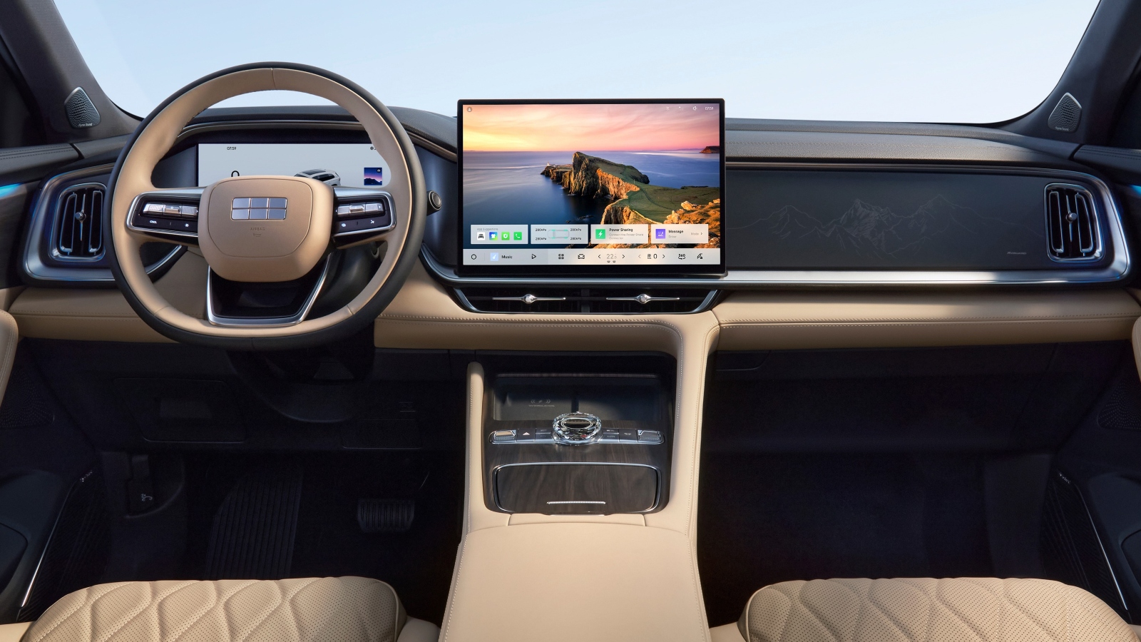 geely monjaro em-i wnętrze